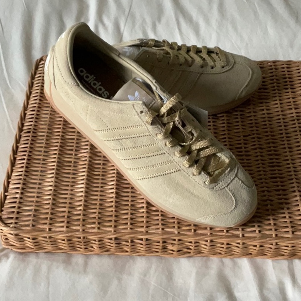 Khaite Adidas Beige sneakers NWT size 10women size 8 men
